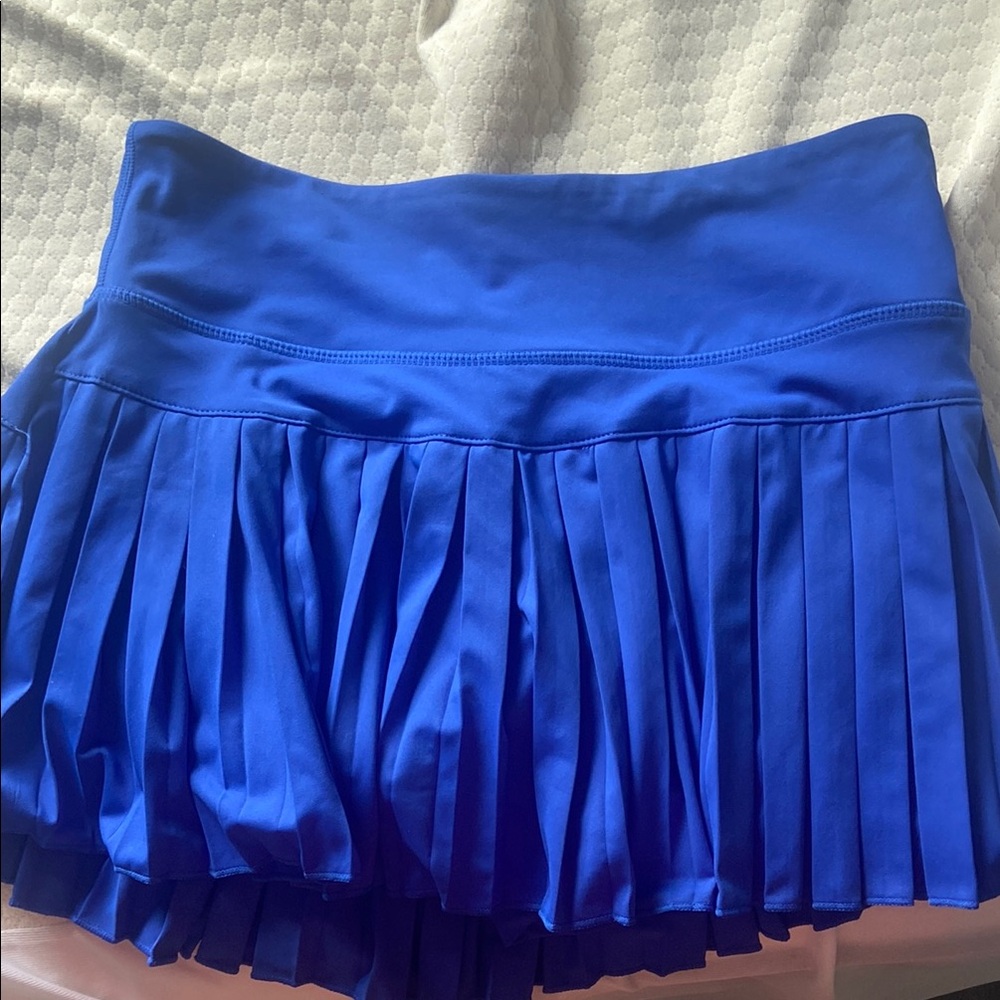 Blue Women Gold Hinge Skirt